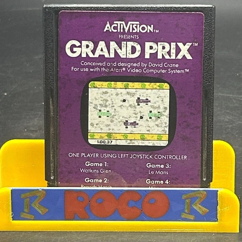 Grand Prix 2600 (Atari 2600, 1982) Activision Complete W/ Manual